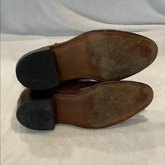 Frye Vintage Brown Leather Cowboy Boots - Men’s 9.5D
